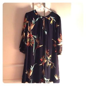 Eva Mendes floral dress